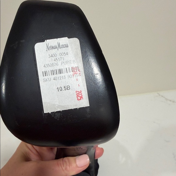 $1195 D'Accori Sienna Satin Platform Mule Size 40.5 - Picture 9 of 10